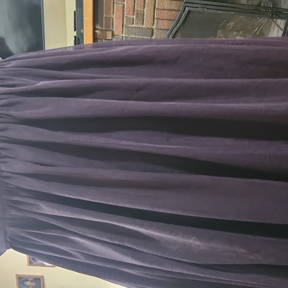 London Times Purple Tie-Strap Midi Dress - Picture 8 of 11